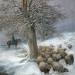 Sheep in the Snow